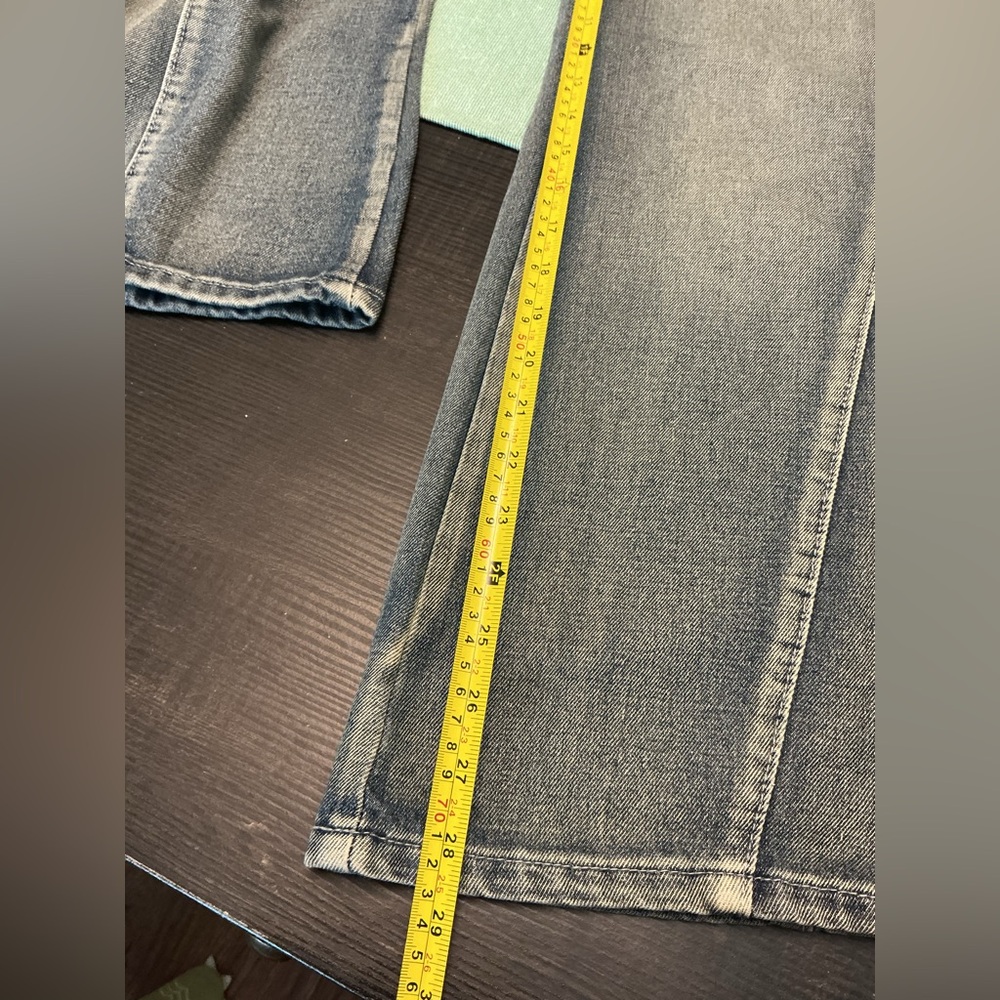 Between Us Wide Leg High Rise Jeans Blue Wash NWT Size 5 - Picture 9 of 10